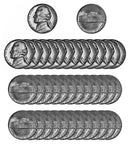 1961 D Jefferson Nickel Choice/Gem BU Roll (40 Coins)