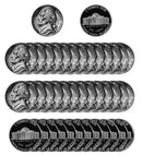1970 S Jefferson Nickel Gem Proof Roll (40 Coins)