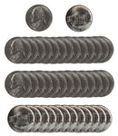 1996 D Jefferson Nickel Choice/Gem BU Roll (40 Coins)