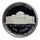 1981 Jefferson Nickel Choice Cameo Proof type 2 (Clear S)