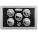 2013 America the Beautiful Quarter Proof Set 90% Silver (OGP) 5 coins