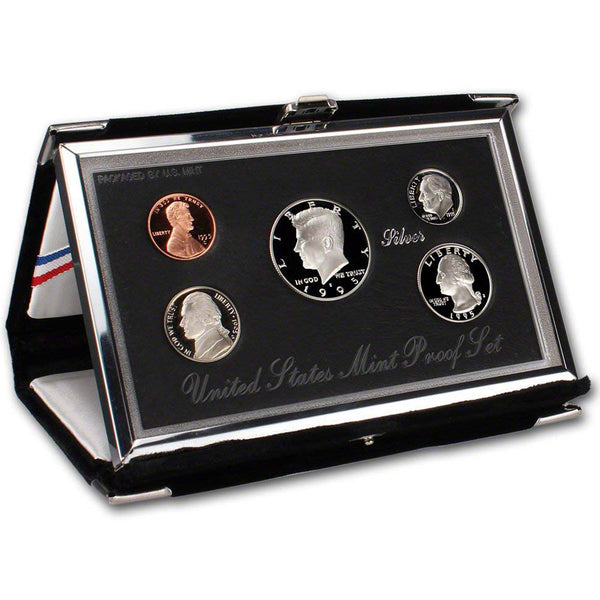 1995 Premier Silver Proof Set (OGP) 5 coins