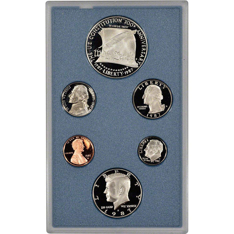 1987 Prestige Proof Set (OGP) 6 coins