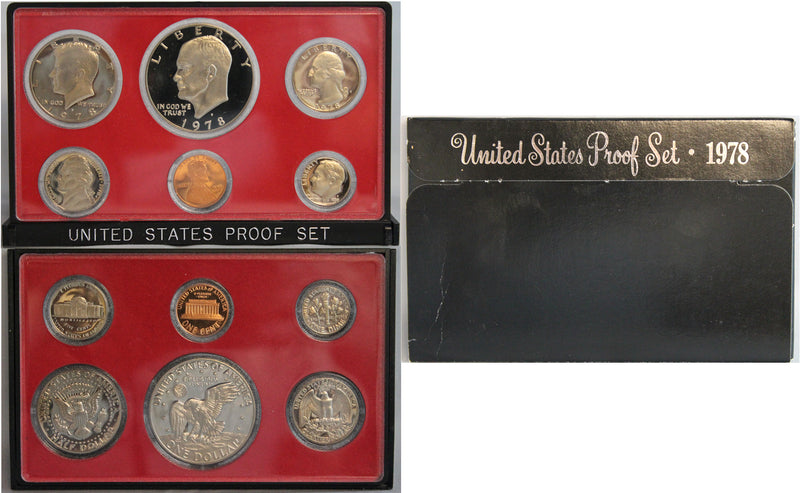 1970-1979 S Proof Set Run CN-Clad 10 Sets 57 Coins