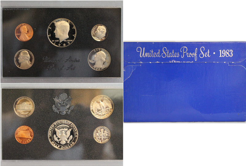 1983 Proof Set CN-Clad (OGP) 5 coins