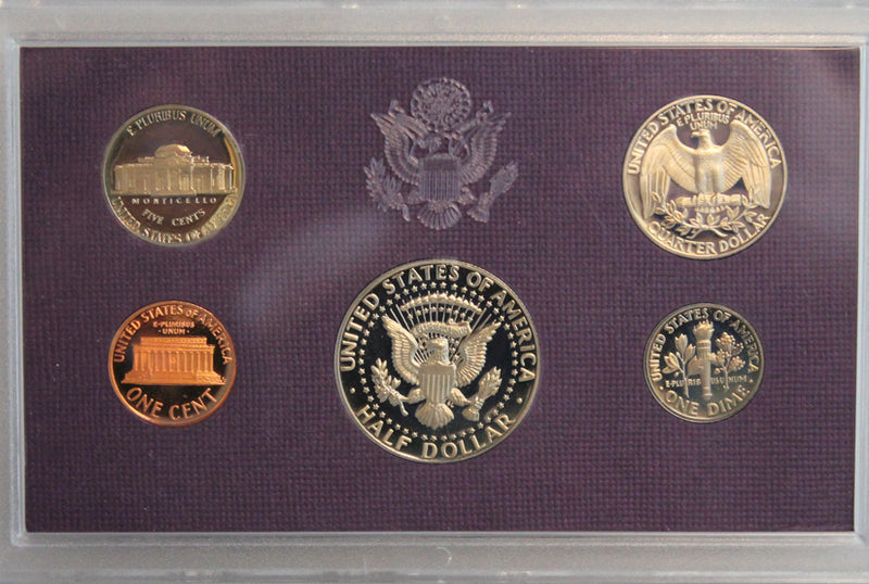 1987 Proof Set CN-Clad (OGP) 5 coins