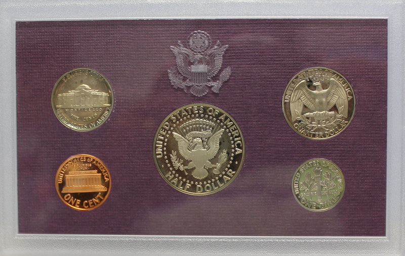 1988 Proof Set CN-Clad (OGP) 5 coins