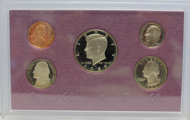 1989 Proof Set CN-Clad (OGP) 5 coins