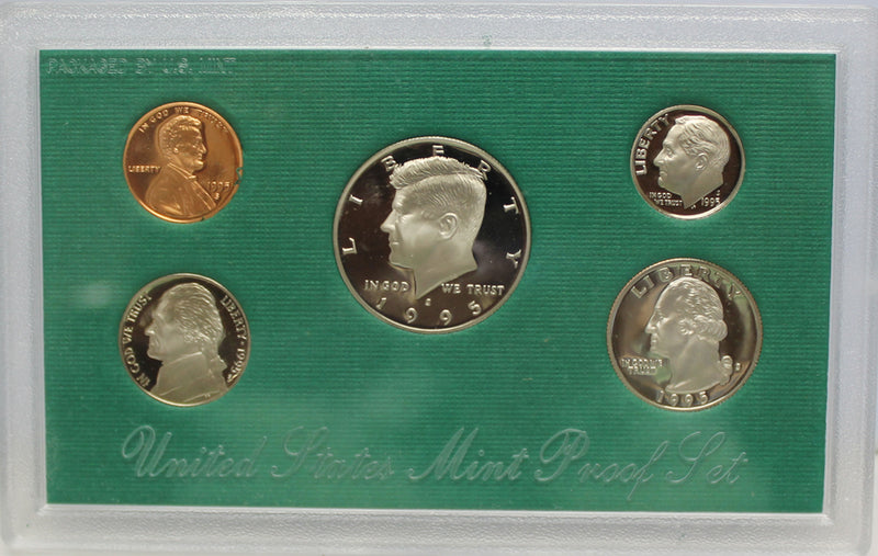 1994-1998 S Proof Set Run CN-Clad 5 Sets 25 Coins
