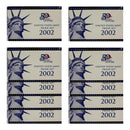 2002 Proof set 10 Pack CN-Clad Kennedy Sacagawea dollar State quarters - (OGP) 100 coins