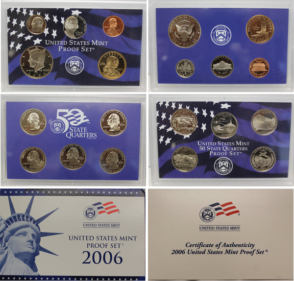 2006 Proof Set CN-Clad (OGP) 10 coins