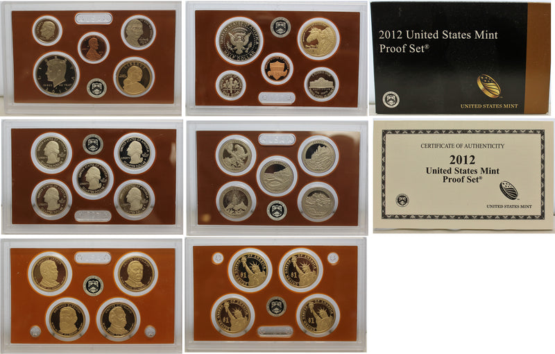 2012 Proof Set CN-Clad (OGP) 14 coins