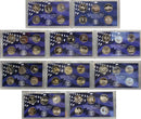1999-2008 S Proof State Quarter Set Run CN-Clad in Lenses No Boxes or COAs 50 Coins