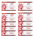 2006 Silver Proof set 10 Pack Kennedy, State quarters - (OGP) 100 coins