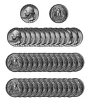 1968 -P Washington Quarter Roll BU Clad 40 US Coins