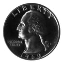 1969 S Washington Quarter Choice CN-Clad Proof