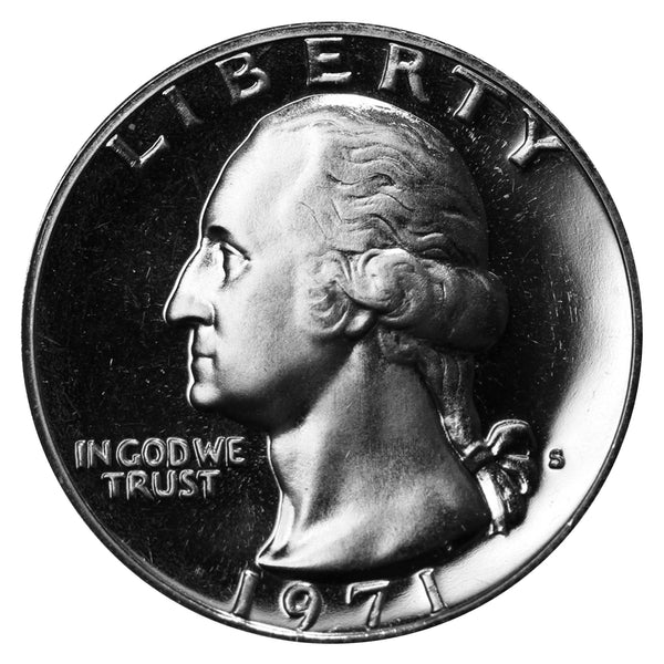 1971 S Washington Quarter Choice CN-Clad Proof