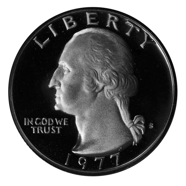 1977 S Washington Quarter Choice Cameo CN-Clad Proof