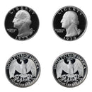 1979 S Washington Quarter Choice Cameo Proof 2 Coin Set Type 1 & 2 CN-Clad