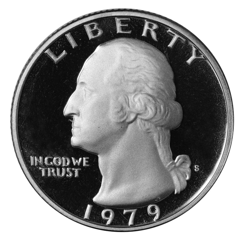 1979 S Washington Quarter Choice Cameo CN-Clad Proof Type 2 (Clear S)