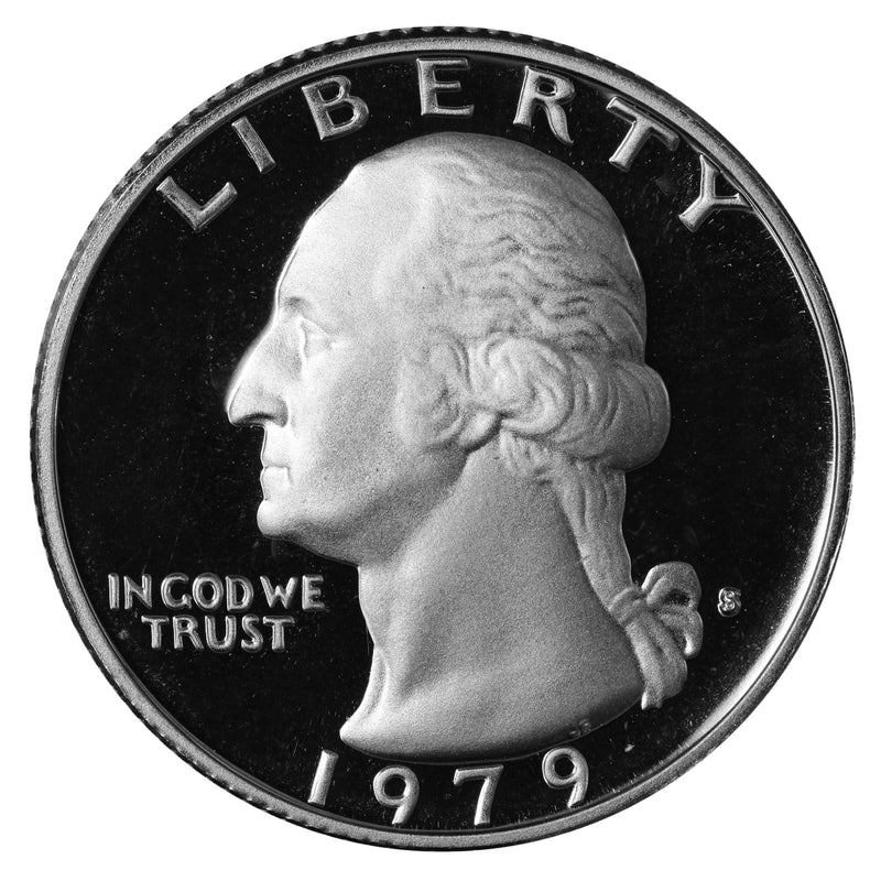 1979 S Washington Quarter Choice Cameo CN-Clad Proof Type 2 (Clear S)