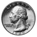 1980 -P Washington Quarter Roll BU Clad 40 US Coins