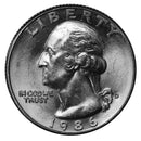 1986 -D Washington Quarter Roll BU Clad 40 US Coins