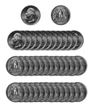 1987 -P Washington Quarter Roll BU Clad 40 US Coins