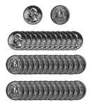 1988 -P Washington Quarter Roll BU Clad 40 US Coins