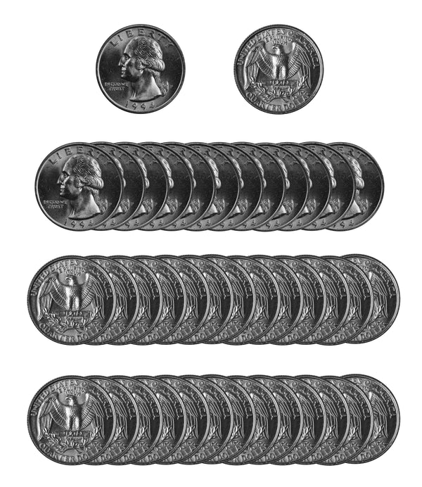 1994 -P Washington Quarter Roll BU Clad 40 US Coins