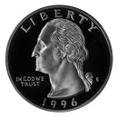 1996 S Washington Quarter Choice Cameo CN-Clad Proof