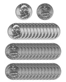 1964 D Washington Quarter Choice/Gem BU Roll (40 Coins)