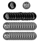 1977 S Washington Quarter Gem Deep Cameo Proof Roll CN-Clad (40 Coins)