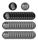 1984 S Washington Quarter Gem Deep Cameo Proof Roll CN-Clad (40 Coins)