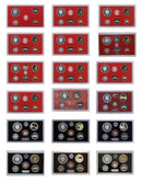 1999-2016 S Partial Proof Set Run Silver in Lenses No Boxes or COAs 90 Coins