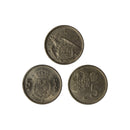 Spain 5 Pesetas Circulated Set including World Cup 3 coins