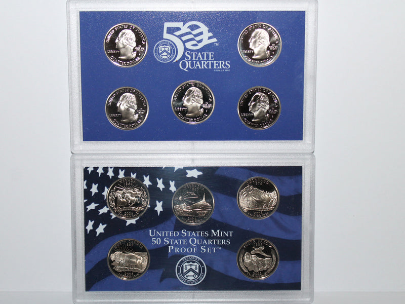 2006 State Quarter Proof Set CN-Clad (OGP) 5 coins