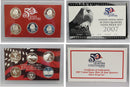 2007 State Quarter Proof Set 90% Silver (OGP) 5 coins