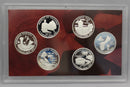 2009 Proof Silver Territories Quarter Set Gem Cameo No Box/COA